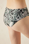 Ciamis Floral Patterned Twist Bikini Bottom - 3