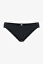 Black Macrame Low Waist Bikini Bottom - 5