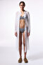 Off-White Iyos Chiffon Long Shirt