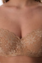 Beige Affordable Lotus Strapless Bra - 4