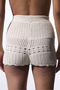 Stone Color Colette Embroidery Detailed Mini Shorts - 3