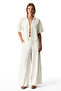 White Eva High Waist Pants - 3