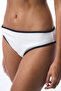 White Nicole Buckle Bikini Bottom - 2