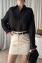 Oversized Long Sleeve Shirt - 6
