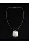 Steel Plate Necklace Ft2263Gm - 2
