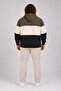 Large Size Hooded 3Ip Sweat Mg 25725 Khaki - 2