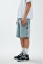 Iced Blue Carpenter Denim Jort Men's Urban Shorts - 6