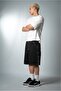 Black Carpenter Denim Jort Men's Urban Shorts - 3