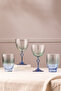 Elite Set of 4 Water Glasses Blue 320 Cc - 4