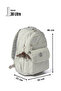 My Polo 8730 Crinkle Schoolbag Backpack Daily Trip Sports Travel Vacation Multi-Compartment Laptop Compartment - 8