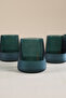 Matte 4-Piece Water Glass Set Green 420 Cc - 2