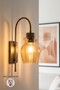 Petal Honey Glass Sconce Wall Lamp Modern Hotel Cafe Vintage Living Room Bedroom Staircase Retro