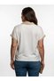 Polo Neck Piece Stone Embroidered T-Shirt - 4