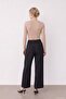 Crew Neck Long Sleeve Basic Crop Blouse - 6