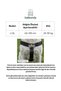 Dog Chest Harness for Large Breeds, Adjustable Front and Back Pulling, Colored Cord, Black - 5