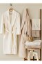 6 Piece 3D Embroidered Premium Bamboo Family Bathrobe Set (Contains 70% Bamboo Fiber) - 3