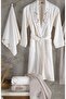 6 Piece 3D Embroidered Premium Bamboo Family Bathrobe Set (Contains 70% Bamboo Fiber) - 3
