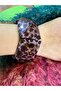 LEOPARD BONE STRAP WOMEN'S BRACELET WITH ELASTIC BAND - 2