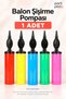 Balloon Inflator Pump 1 Piece Manual Hand Pump Birthday and Party Balloon Inflator