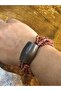 Brown Wooden Bamboo Beaded Multi Women's Bracelet - 6