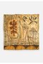 Abstract Harmony Pattern Voile Scarf Camel - 7