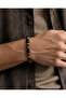 Tiger Eye, Obsidian and Hematite Natural Stone Bracelet