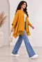 Women's Jacquard Poncho with Tassels Cardigan - 5