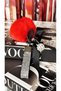 Stoned Keychain Red Pompom and Stone Globe Series Bekaks - 4