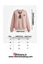 Women's crew neck soft touch long sleeve sweatshirt with cotton lining and scarf detail - 4