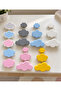 Pink Cloud Handle- Width 7.5 Cm Length 6.5 Cm Baby Kids Youth Room Wardrobe Drawer Furniture Handle - 3