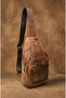 Genuine Leather Shoulder Bag Tan Men's Shoulder Bag Men's Crossbody Bag