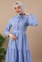 Standard Collar Buttoned Dress Serenity - 5
