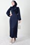 Naz Hijab Evening Dress Dark Blue - 4