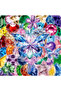 50 Pcs Ins Style HD Diamond Gem Stickers, Colorful Waterproof PET Decals for Cup Phone Laptop Diary - 5