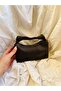 Bitter Brown Soft Modern Leather Stylish Twist Detailed Elegant Chain Strap Hand and Shoulder Bag. - 3