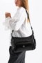 Women's Adjustable Cross Strap Multi-Compartment Faux Leather Shoulder Bag Lezard - 2