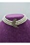 Special Design Choker Necklace - White - - 2