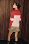 Barca women's printed and padded long sleeve red - pink t-shirt - 6