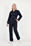 Cotton Button Detailed Belted Denim Jacket Women's Denim Jacket 7031002 - 4