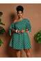 Rochie mini, verde - 5XL