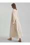 Rochie maxi, bej - M - 3