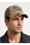 Unisex vintage washed denim hat - new york embroidered distressed cotton baseball cap