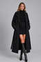 Women's Polyviscon Oversized Lined Trench Coat - 2