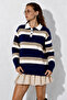 Polo Collar Tricot Sweater