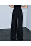 Yün içerikli wide leg pantolon - 6