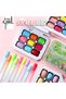 9-Color Grid Pat Pat Gel Palette Solid Soak-Off Non-Toxic Vegan Designer Brand French Painting UV Gel Nail Set - 2