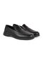 L5925 Men's Genuine Antique Leather Perforated Breathable Flexible Rubber Sole Loafer - 3