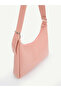 Pink Shk352 Faux Leather, Zippered, Adjustable Strap Women's Daily Hand, Arm and Shoulder Bag - 4