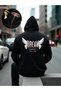 Snow Masked Ninja Unisex Sweatshirt Cardigan 2Strands Thick Fleece