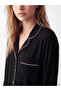 Shirt Collar Women's Pajama Set - 3